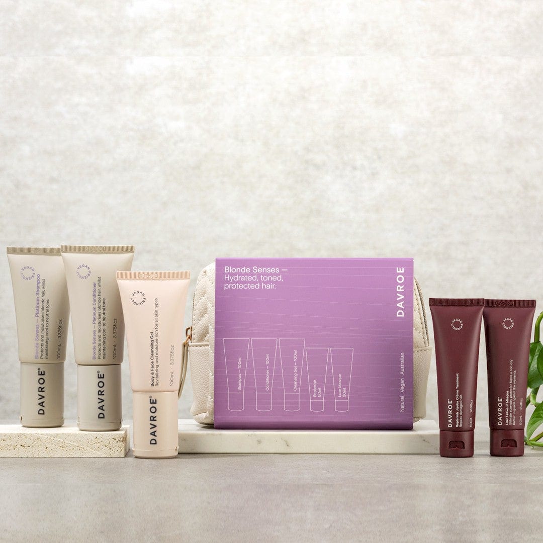 DAVROE Blonde Senses Travel Pack – Davroe Hair Wellness USA Store