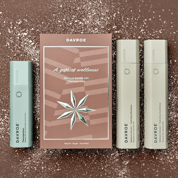 Davroe Moisture Senses Moisture, rich, luxurious hair, Experience Luxurious Hydration for Your Hair! Indulge your hair with the Davroe Moisture Senses Trio Pack
Specially designed to transform dry, damaged, and curly hair into a cascade of moisture-rich luxury. Infused with the goodness of Australian Lilly Pilly, this gentle shampoo and conditioner duo revitalizes and detangles, leaving your locks soft, supple, and oh-so-healthy.