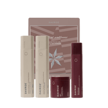 Davroe Moisture Senses Moisture, rich, luxurious hair, Revitalize your hair care routine with the Davroe Moisture Senses Quad Pack

Expertly crafted for dry, damaged, and curly hair types. This luxurious set combines the nourishing benefits of Australian Lilly Pilly, organic Argan Oil, and Quinoa Protein to deliver deep hydration, improve manageability, and reduce frizz, leaving your hair soft, supple, and beautifully shiny.

Key Features:

    Hydrating Shampoo & Conditioner: The Moisture Senses Hydrating 